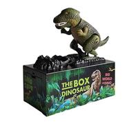 Electronic Bank Unbreakable Musical | Dinosaur Cash Box Figurine Money Coin Savings Dinosaur Bank Toy for Kids Children Home Dorm Room Office Business Christmas
