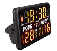 Electronic Basketball Scoreboard, Bright LED Display, Portable Digital Scorekeeper for Indoor and Outdoor Sports