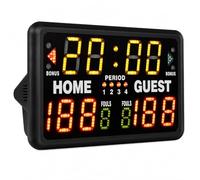 Electronic Basketball Scoreboard, Tabletop Score Keeper With Rear Display, 24S Timer, Buzzer Alarm And 328 ft Viewing Distance