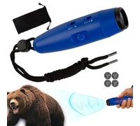 Electronic Bear Horn - 125dB Sports Referee Tool, 4 Level Adjustable Sound Horn | ABS, Lanyard, Portable, Hiking Camping Outdoor Events, Crowd Control, Clear Voice c-ommand