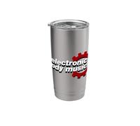 Electronic Body Music (EBM) Red Gear Stainless Steel Insulated Tumbler