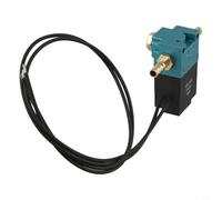 Electronic Boost Control Solenoid Valve 35A-AAA-DDBA-1BA, 12V 5.4W 3-Port for Turbocharger and Supercharger Systems, Brass Fittings, 50 * 27 * 23mm