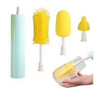 Electronic Bottle Brush Cleaner, Bottle Washing Brush, Smart Cup Cleaning Brush, Strong Current, Removable Design, One Start for Glass Bottles, Cups, Mag, Which Removes Dirt From The FL