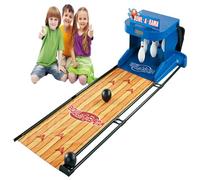 Electronic Bowling Alley Game with LED Scoreboard - Indoor Bowling Ball Sports Console for Children and Adults, Automatic Reset, Lighting, Simulation Sound