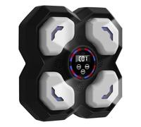 Electronic Boxing Music - Wireless Connected Training Tool with Lighting for Home - Wall Mounted Musical Strike Trainer - for Family and Indoor Home Gym