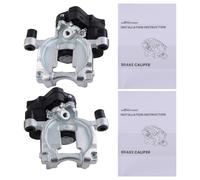 Pair Brake Caliper Rear Left & Right for VW Touran Golf 2005-2020 8V0615424 38mm