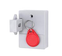 Electronic Cabinet Drawer Lock with ID Key Card No Drilling for Home Cupboard Office Hotel Locker JA30 1Pcs(25-50mm Drawer)