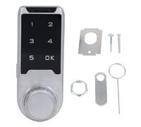 Electronic Cabinet Lock, Digital Touch Keypad Keyless Password Security Lock, Customizable 1 to 15 Digit Code with Light and Sound Alert, for File Drawer Locker Gym Sauna Room Offi (L30)
