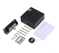 Electronic Cabinet Lock for Child Safety Using For RFID Key Cards and Fobs, Programmable for Multiple Cabinets and Drawer Security (black)