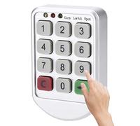 Electronic Cabinet Lock Kit Set, Keyless Digital Electronic Intelligent Password Keypad Number Cabinet Door Code Lock, Digital Cabinet Locker