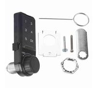 Electronic Cabinet Lock Kit, Touch Keypad Password Lock Smart Door Digital Deadbolt Keyless Entry Security Cabinet Coded Locker for Home Furniture Wardrobe (Installation L =30)