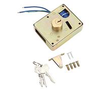 Electronic Cabinet Lock, Smart Drawer Lock with 3 Keys, Brass and Metal Construction, 7-12V - Automatic Locking, High Sensitivity, Ideal for Home and Workshop Use