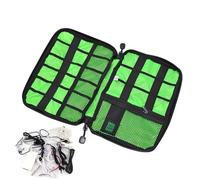 Electronic Cable Pouch,Portable Accessories Organization Bag,Electronic Travel Carrier | for Cord Hard Drive Earphone Power Bank Charging Cable USB Disk