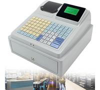 Electronic Cash Register, 81-Key Keyboard with LED Display, Professional POS System for Supermarkets, Retail Stores, Shops, and Restaurants