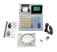 Electronic Cash Register Cash Register Till for Small Business POS System 81 Keys Digital LED Cash Register for Restaurant Supermarket Retail English System