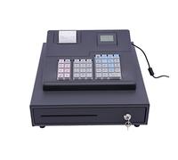 Electronic Cash Register - Commercial POS System with Removable Cash Tray, Lock, Digital Display for Retail, Restaurant, Supermarket Use