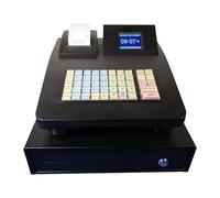 Electronic Cash Register for Small Business, 48-Button Commercial POS System with Digital LED Display, Thermal Print Head, for Supermarkets, Shopping Malls, Restaurants, Retailers