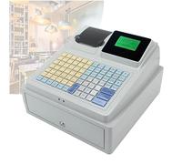 Electronic Cash Register with LED Display - 81 Keys Basic Till for Retail Transactions, Ideal for Restaurants and Supermarkets