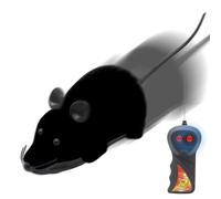 Electronic Cat Toy - Flocked Mice Interactive Cat Toys | Automatic Pet Supplies with Remote Control for Kitten Kids Dog Games, Prank Stuff