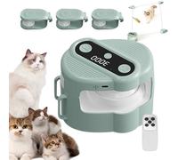 Electronic Cat Toys - Quiet Automatic Running Wheel with Remote Control | Motivational Cat Toy with Adjustable Speed | For Home, Living Room, Kitchen, Playing Alone