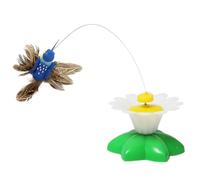 Electronic Cat Toys,Smart Butterfly Bird Electric Teaser | 360° Rotating Interactive Teaser | for Boredom Relief Mental Stimulation Kittens Cats Dogs Chasing Indoor Play