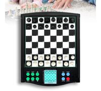 Electronic Chess Board Game, Touch Electronic Chess Set Intelligent, Clear Display, Automatic Game Storage Function, for Portable Single Player/two-player Matches, Ideal Adult Gift