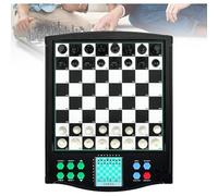 Electronic Chess Game, Electronic Chessboard Game with Magnetic Pieces, 30 Game Modes, Supports Single-player and Two-player, with LCD Screen, for Family Games