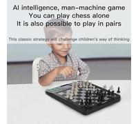 Electronic Chess Game - Interactive LCD Chess Board, Single Player Mode, Easy to Use - Learn Chess for Kids and Adults