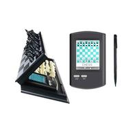 Electronic Chess Set, Handheld Electronic Chess Board with Stylus Large Lcd Display, Ai Chess Up Automatic Intelligent Game Machine for Adults, Kids, and Beginners Learn and T Without board or pieces