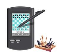 Electronic Chess Set - Mini Portable AI Chess Game with HD Touch Screen, 220+ Master Games & Learning Modes - Ideal Travel Gift for Adults & Kids