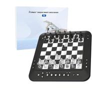 Electronic Chess Set,P6 Computer Chess Board Game Magnetic Talking Smart for Beginners Electronic Board with LED Light for Kids & Adults