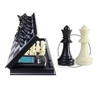 Electronic Chess Set with Sensor Pen, Multi-Level Settings, No Network Required, Folding Design, Ideal for Chess Lovers and Families