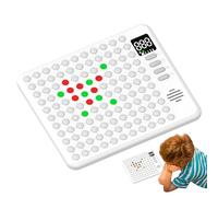 Electronic Chessboard Game - AI Chessboard Console Strategy Board Game - 4 in a Row Brain Teaser Portable Educational Toy for Travel