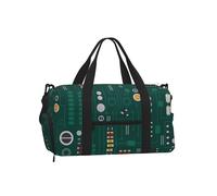 Electronic Circuit with Diodes, Handheld Crossbody Sports Luggage Bag, Sports Duffels, Large Capacity Travel Bag for Women and Men