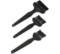 Electronic Cleaning Brush with Anti-Static Bristles, Soft Hand Tool for PCB and Precision Components, Black(L)