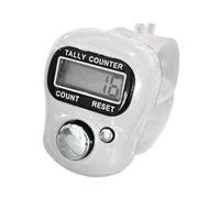 Electronic Clicker Counter Ring - Sports, Events, and Hobbies, Handheld Small Finger Clicker Counter, Ideal for Lap Tracking, Workouts, Crochet, School Activities, Swimming, Score Keeping,