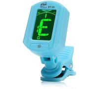 Electronic Clip-on LCD Screen Tuner,Ukulele Violin Special Professional Automatic Tuner (Color : Blue)