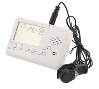 Electronic Clip on Tuner for Erhu and Gaohu, Fast Practice Aid | ABS Resin Body, Display Screen, Simple Button Layout, White Finish for Teachers and Students