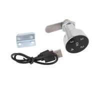 Electronic Coded Cabinet Lock Aluminum Smart Touch Keypad Digital Password Lock for Cabinet Toolbox Mailbox File Drawer School Lockers