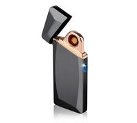 USB Rechargeable Lighter Windproof Flameless Electronic Coil Touch Control EC225