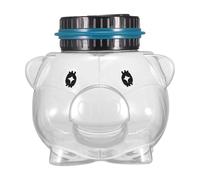 Electronic Coin Counter - 7.09 Inches Transparent Saving Jar, Cartoon Money Storage Container, Smart Change Counting Box With Digital Screen Monitoring System | Clear Bank For Children Family Bedroom