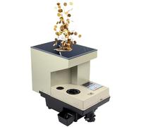 Electronic Coin Counter Sorter,Digital Coin Counter Machine With Large Capacity,1200 Units/Min And Supports Counting And Sorting,For Financial Institutions, Banks, Bus Stations, Supermarkets CS-400