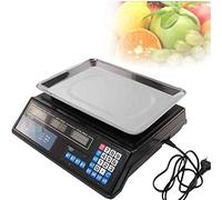 Electronic Commercial Scale,Price Scales, Market Scales,40kg Electronic Price Computing Scale, for Commercial Shop Retail,New ABS Material，Dual LCD Screen,White