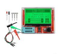 Electronic Component Analyzer with Large Visual Display for Transistors Resistors Capacitors Diodes Inductors and IR Remote Control Signal Capture