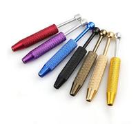 Electronic Component Grabber Tweezers with 4 Claws Stainless Steel for Gems Beads Small Screws Prong Holder Suitable for IC and Chips (G)