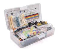 Electronic Component Kit, LED Diodes, Metal Film Resistors, Electrolytic Capacitor Package, Common Diodes, Ceramic Capacitors, Common Transistor Assortment Box for Electronics DIY Project
