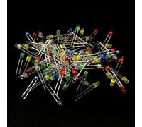 Electronic Component Kit with Resistors, LED Diodes, Capacitors, Transistors for DIY Projects, Hobbyists, Students, Engineers, Prototyping, Repair, 1 Set Assortment Pack