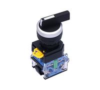 Electronic Components 22mm 2 NO Latching Maintained Three 3-Position Rotary Selector Select Switch 440V 10A