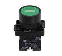 Electronic Components 22mm Start Stop Button with The Arrow Symbol XB2 Flat Touch Switch Button Momentary Button Switch Red/Green Push Buttons (Color : 4 Green -Two)