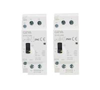 Electronic Components 2P 40A 63A 2NO or 2NC Manual Household Modular DIN Rail AC Contactor AC220V 230V Manual Control (Color : 2P 40A 2N0 220V)
